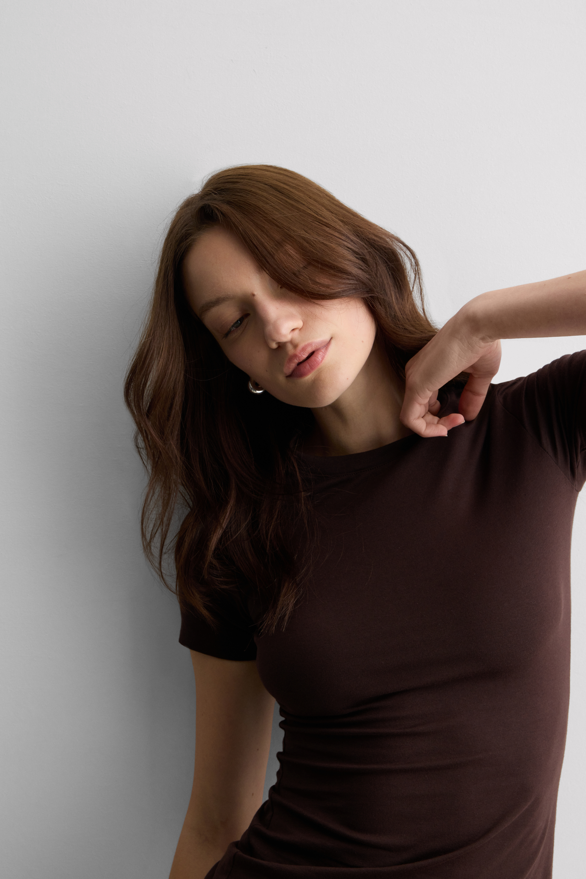 ストレッチ スーペリアコットン ショートスリーブ ニット