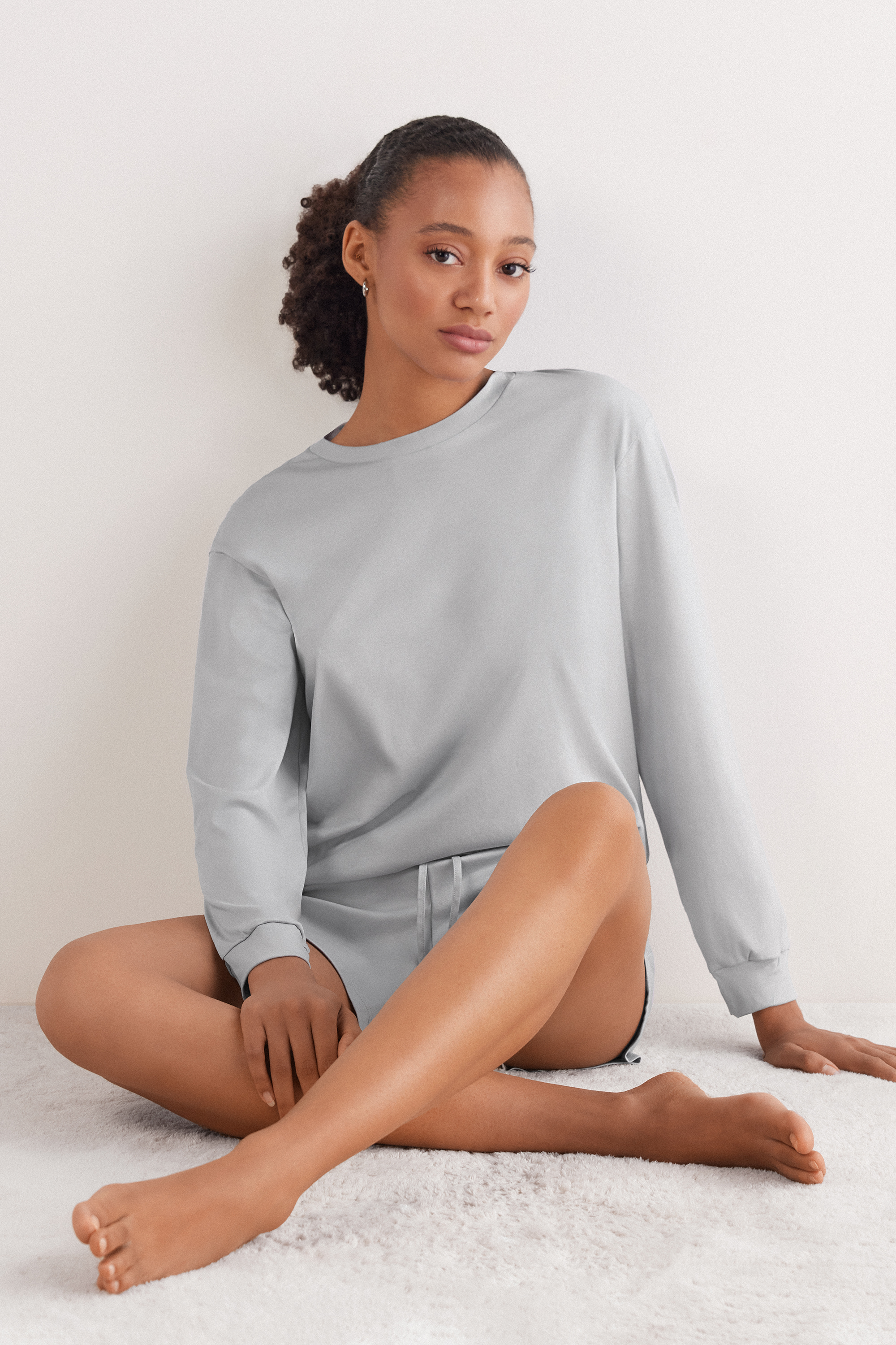 Elevated Cotton コットン ロングスリーブ トップス