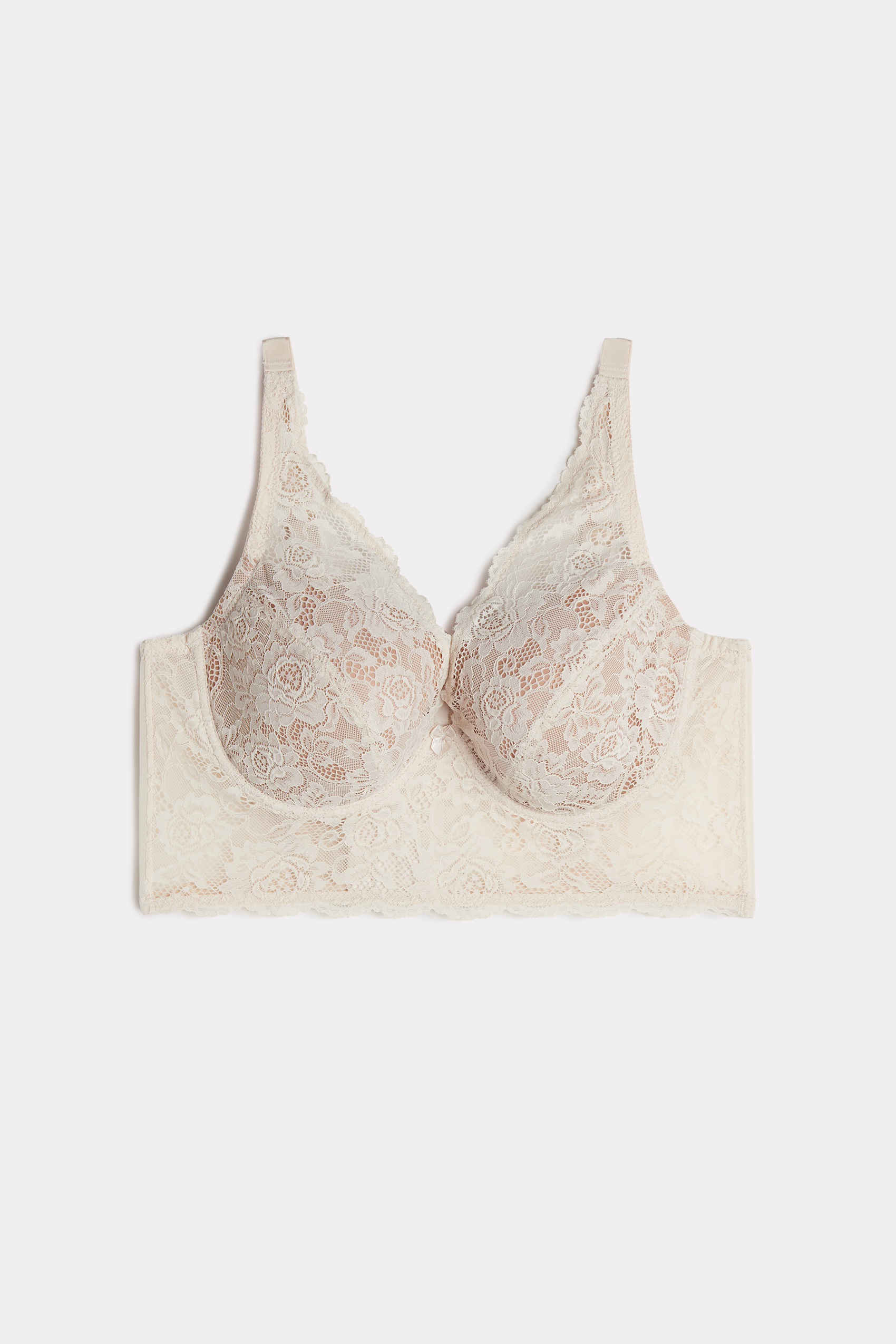 Love And Bra Reggiseno Triangolo Pizzo Imbottito No Ferretto Intimo 2D