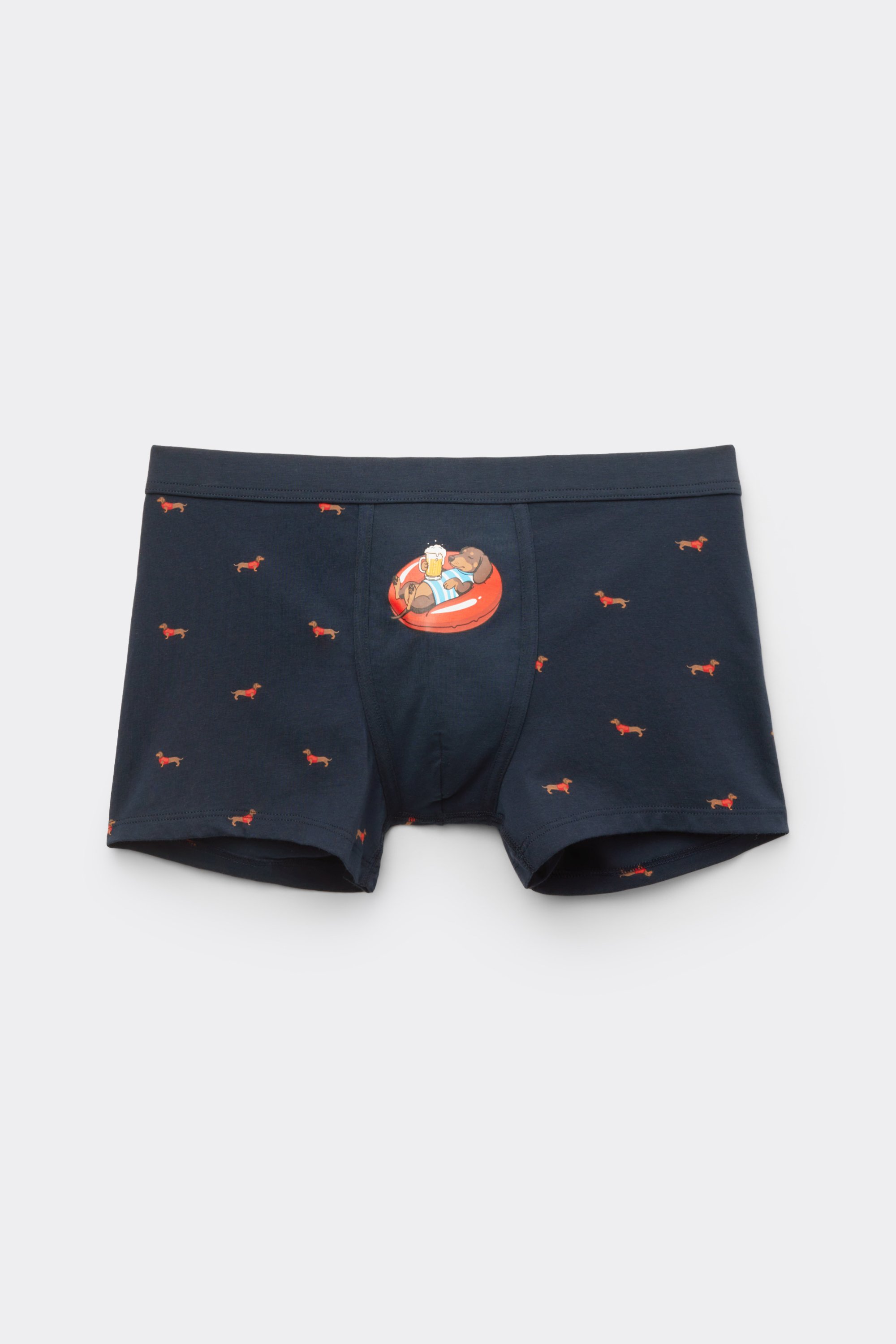 ダックスフンドプリント スーペリアコットン ボクサー