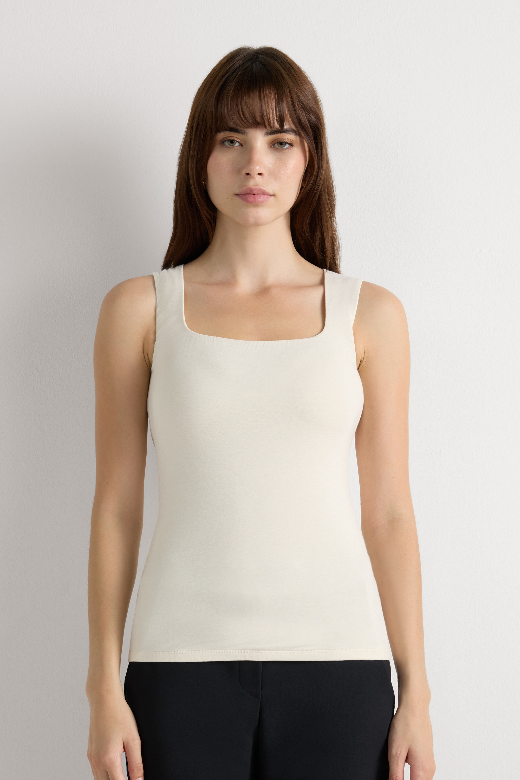 Top Mit Breiten Tragern Damen