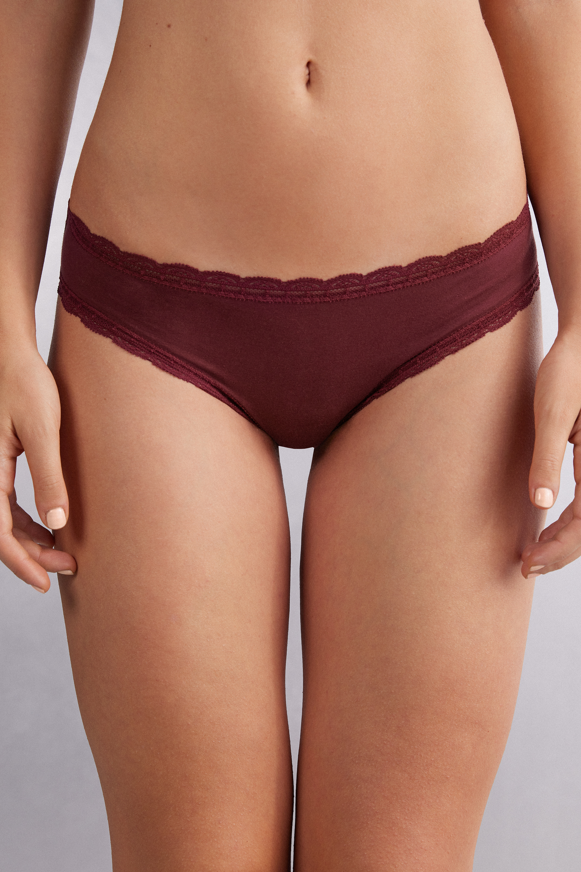 Culotte en coton et dentelle - Intimissimi