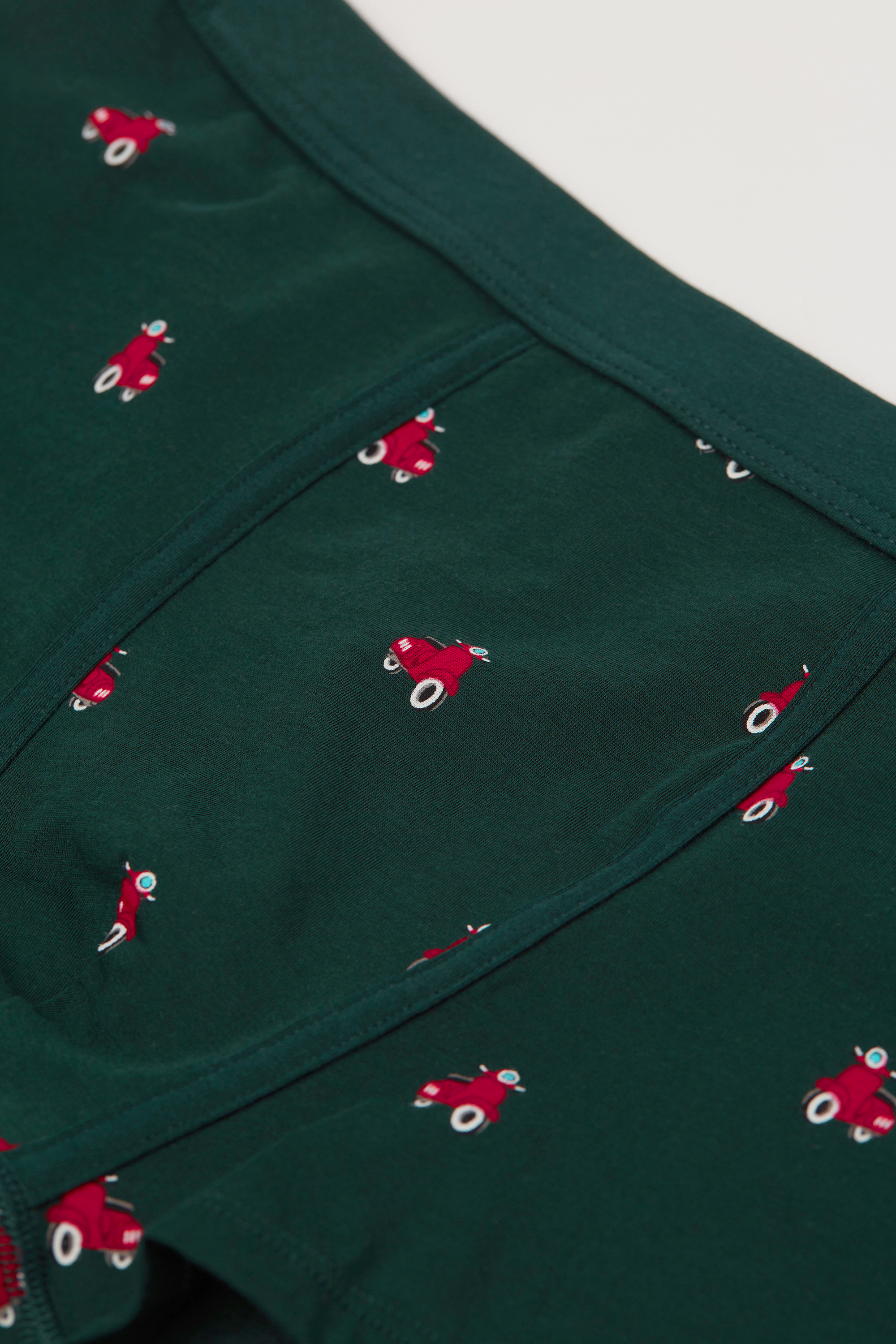 スクータープリント Natural Fresh コットン ボクサー