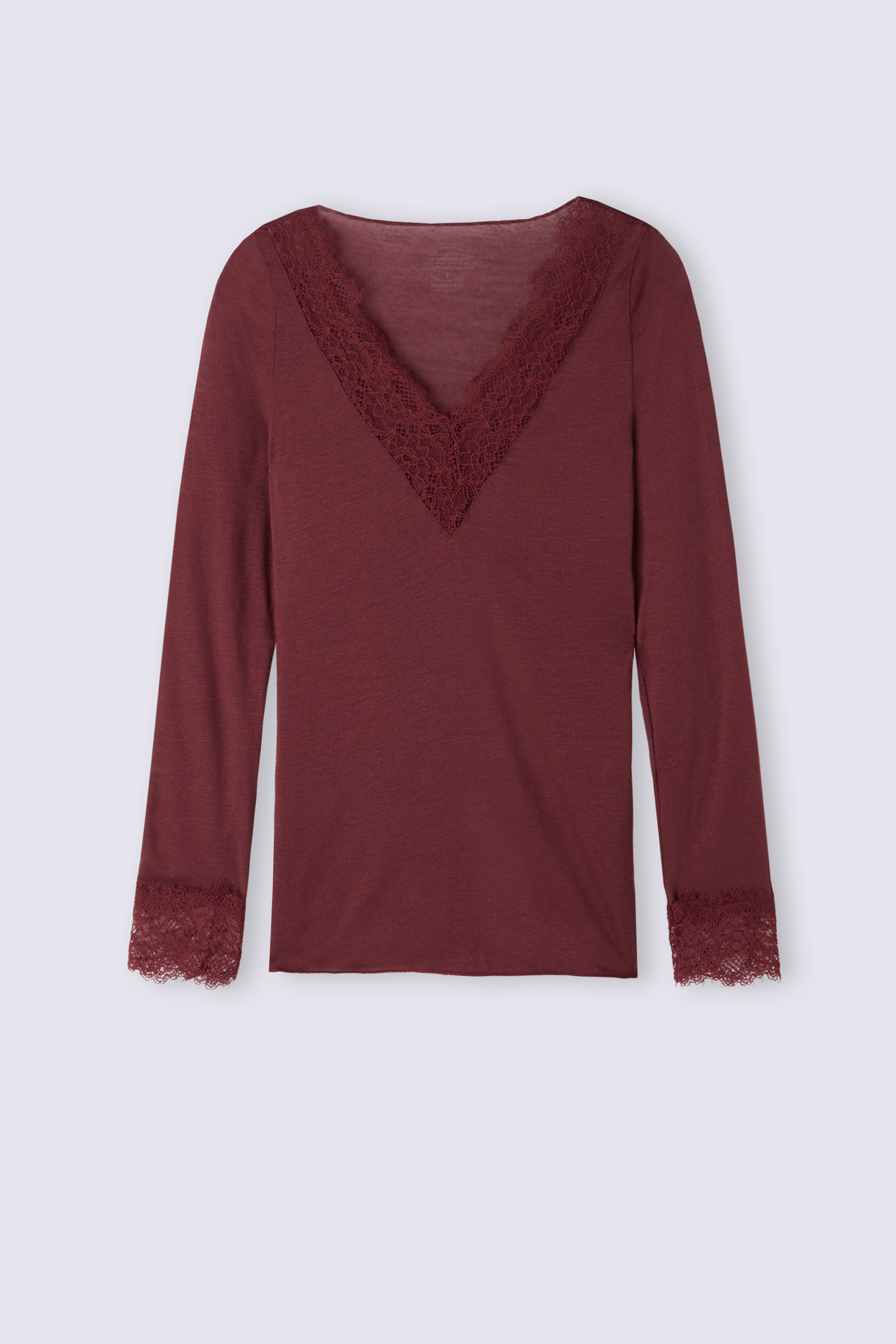 T-shirt Manches Longues Dentelle Forever 21 – Taille M – Beige – Occasion Très Bon état