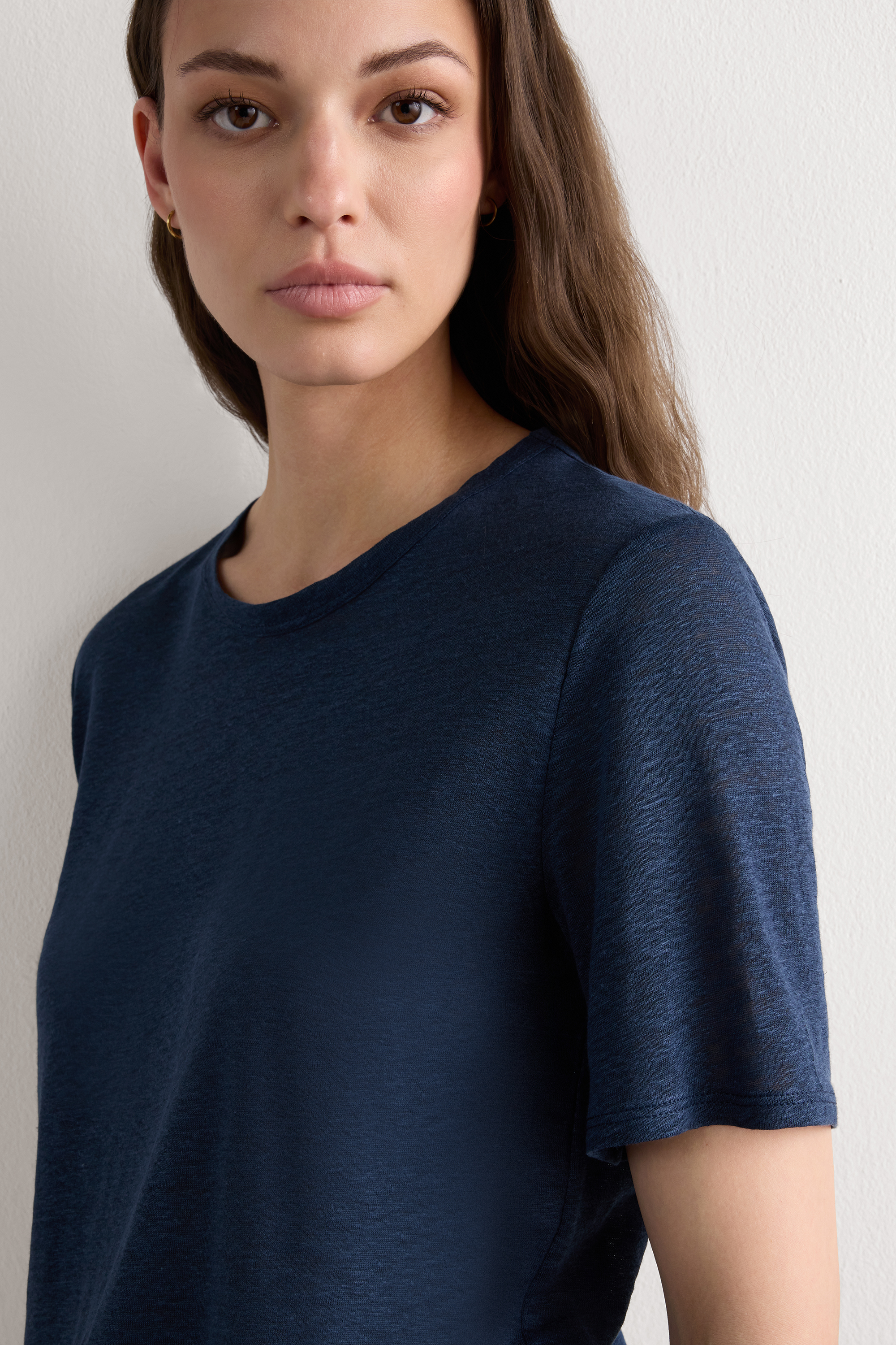 The Pure Linen リネン ショートスリーブ Tシャツ