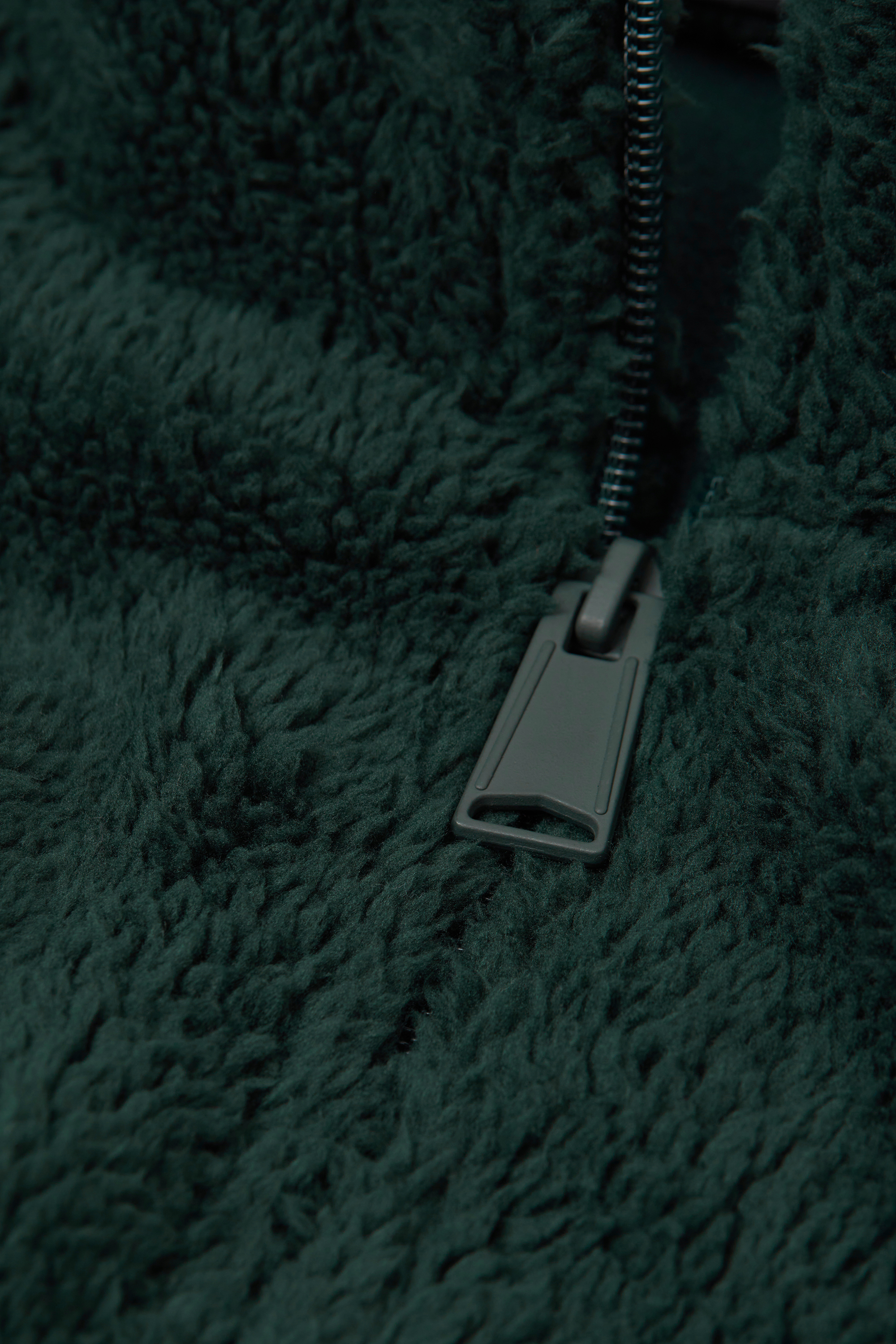 テディベア ファスナー付き スウェットシャツ