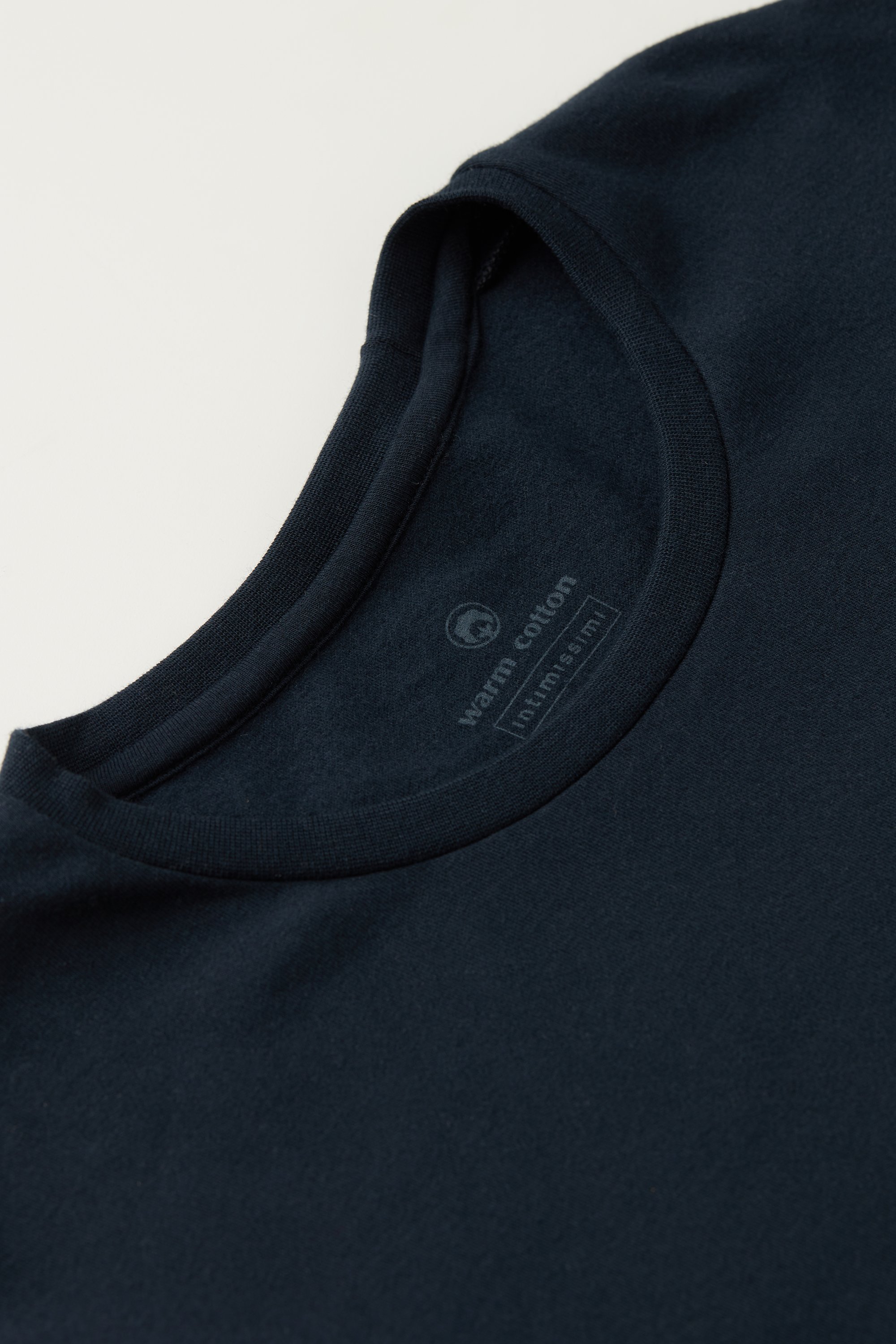 ウォームコットン ロングスリーブ ニット