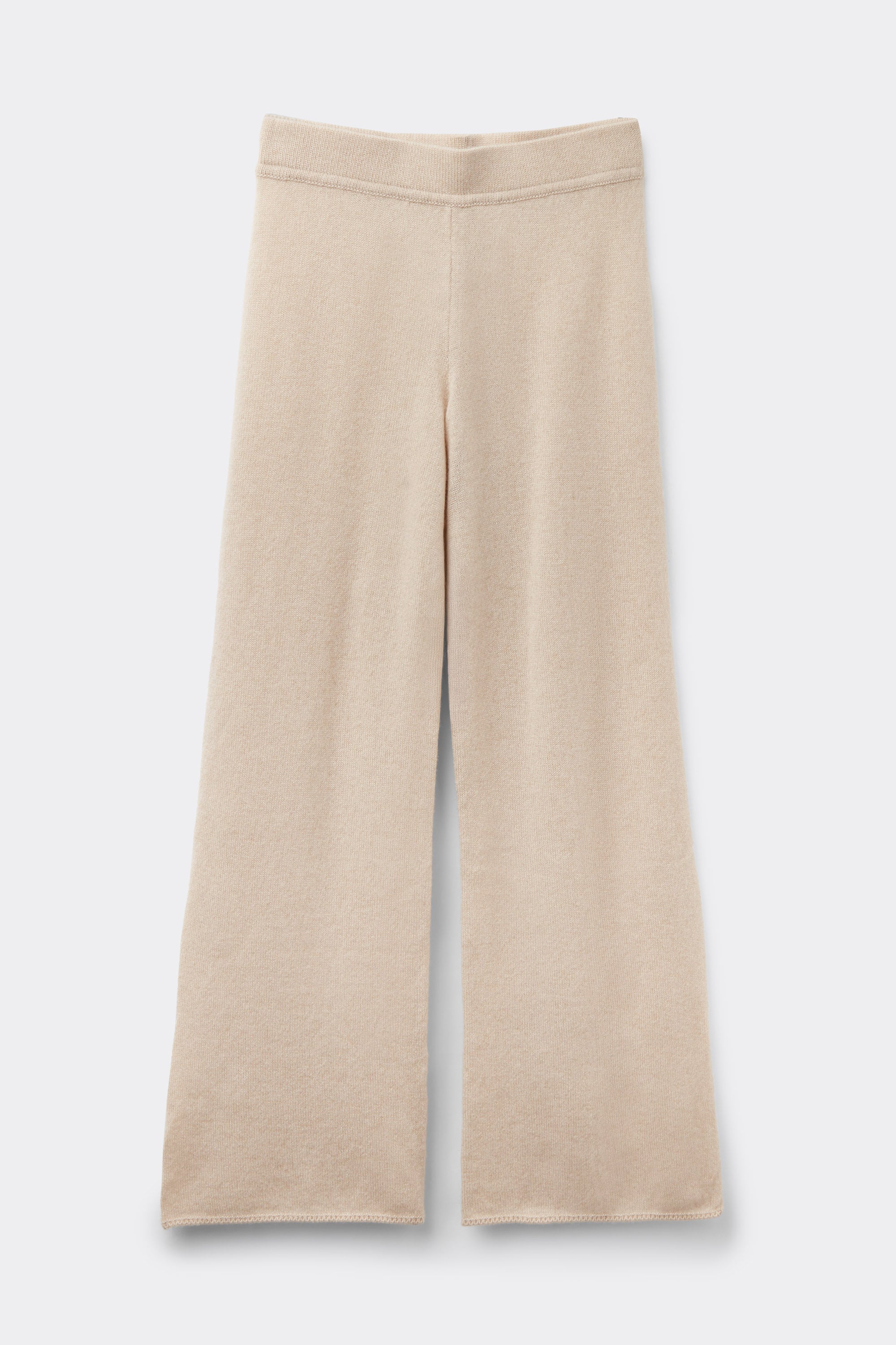 カシミヤ100% ロング パラッツォパンツ