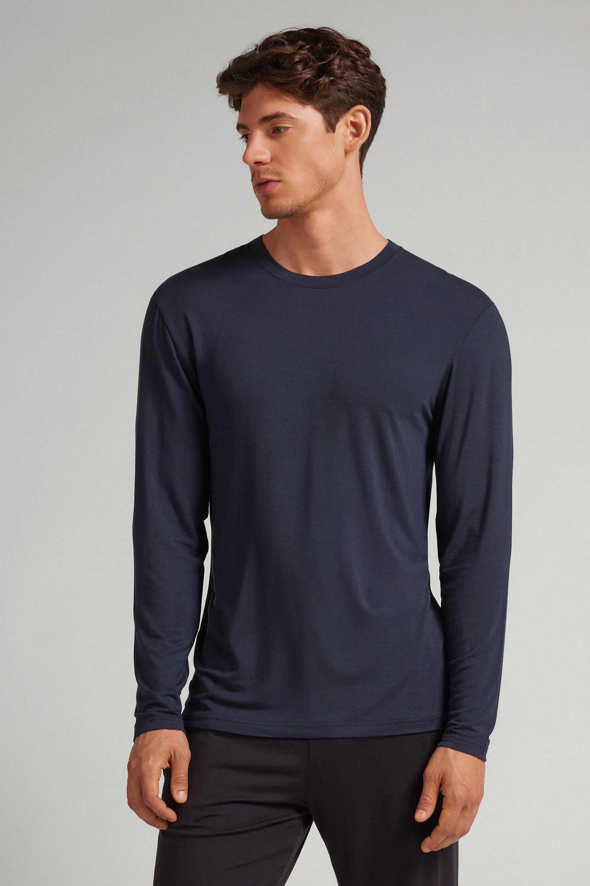 ソフトシルク ロングスリーブ Tシャツ