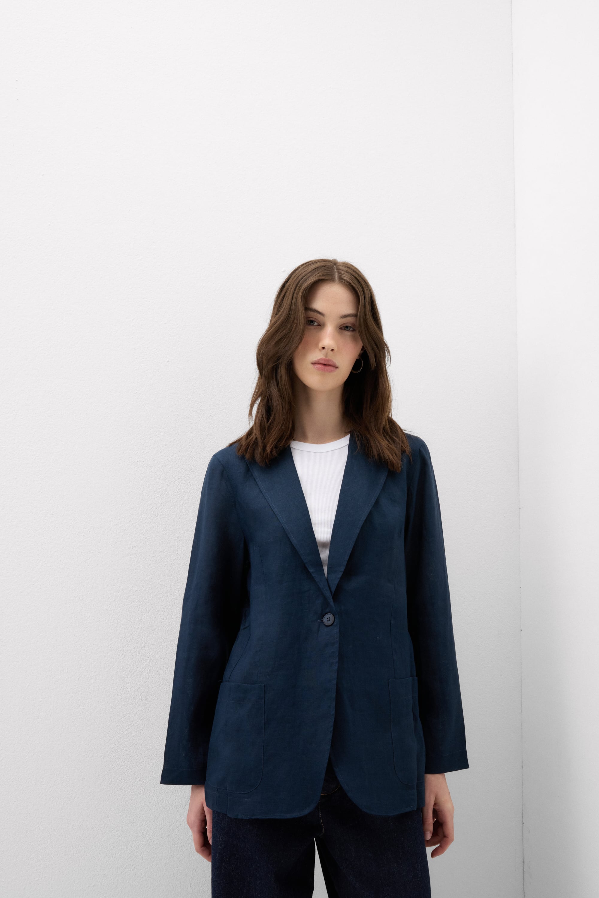 The Pure Linen リネンファブリック ジャケット