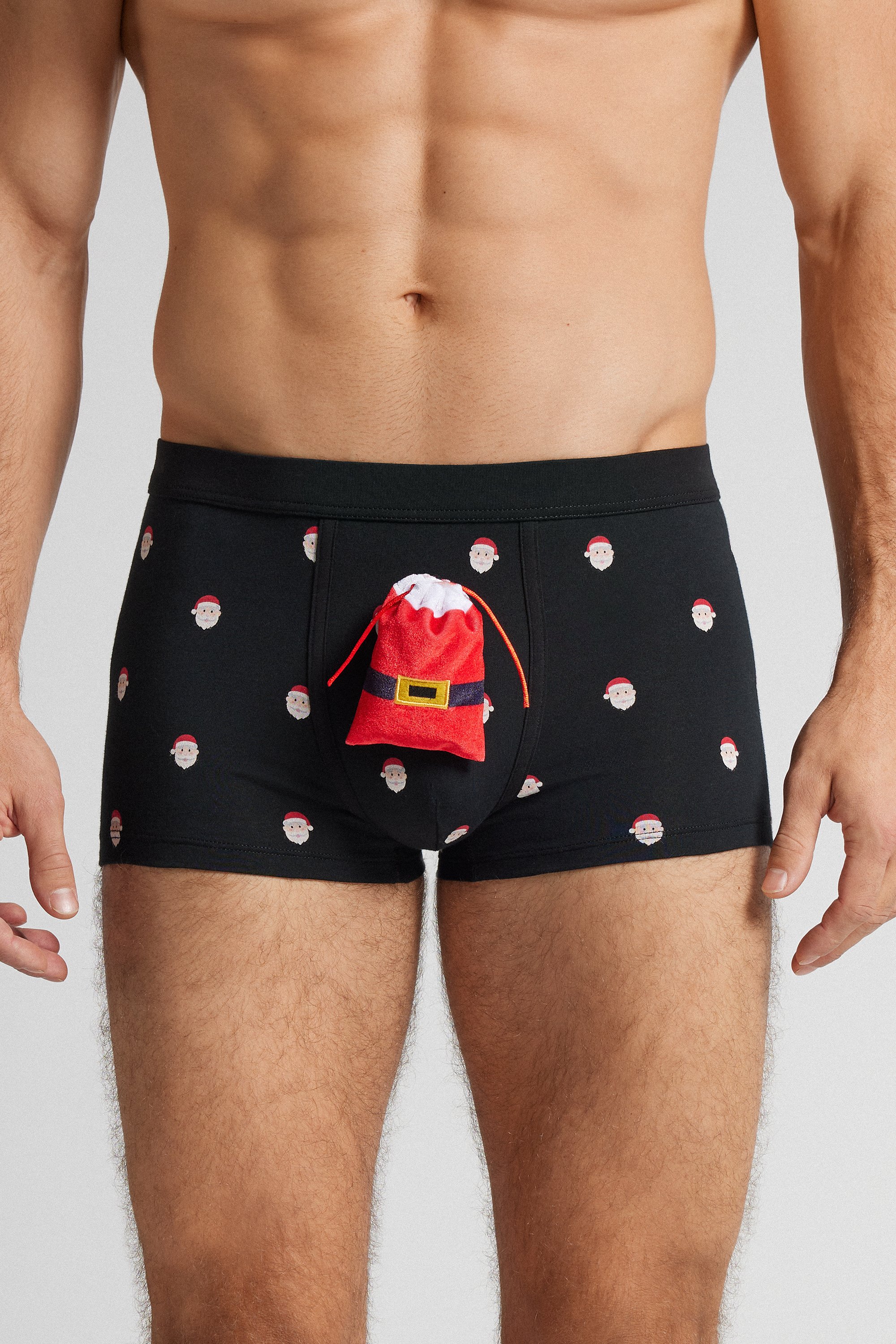 スーペリアコットン サンタクロースプリント ボクサー | Intimissimi