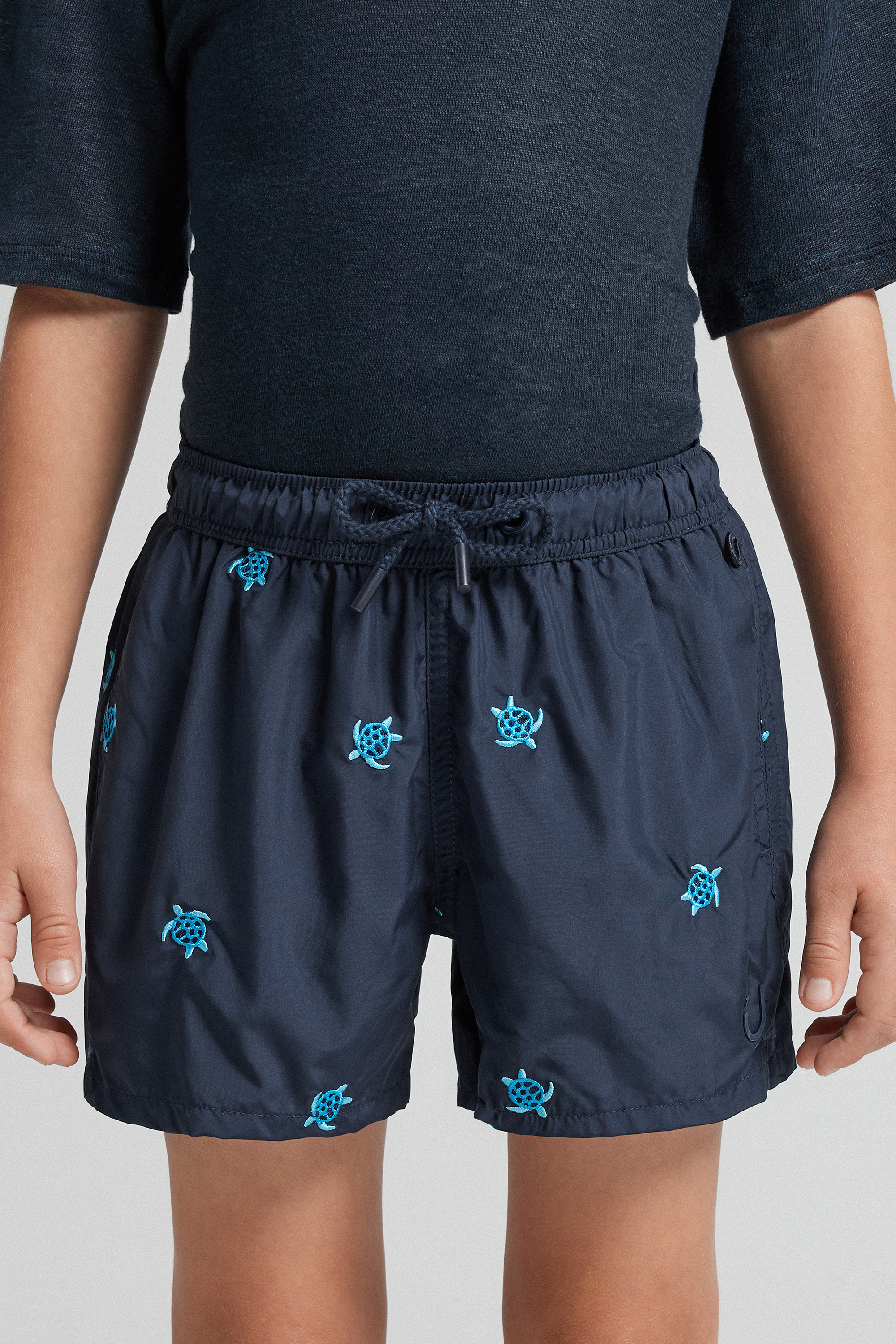 タートル刺繍 ボーイズ スイムボクサー