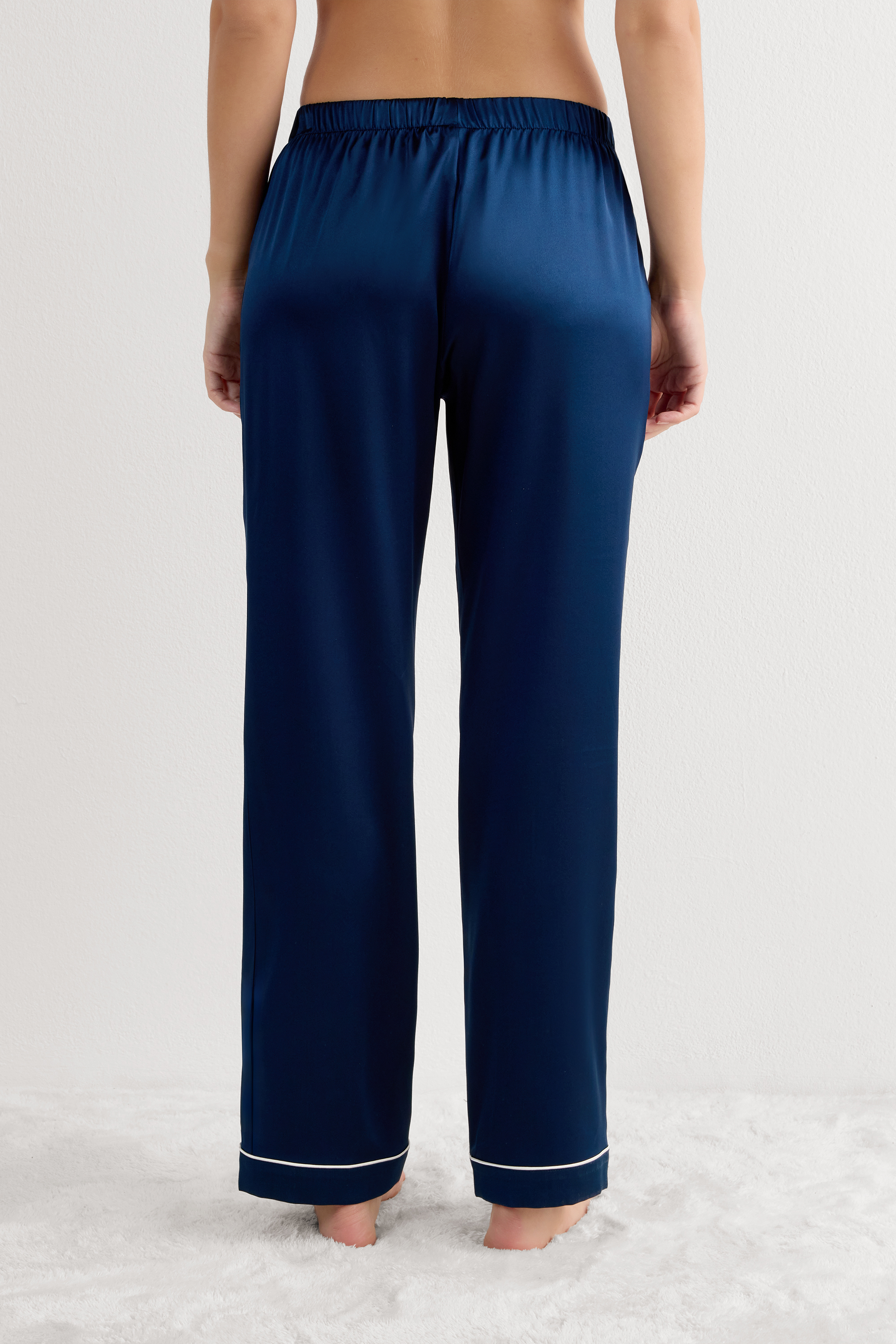 シルク ロングパンツ