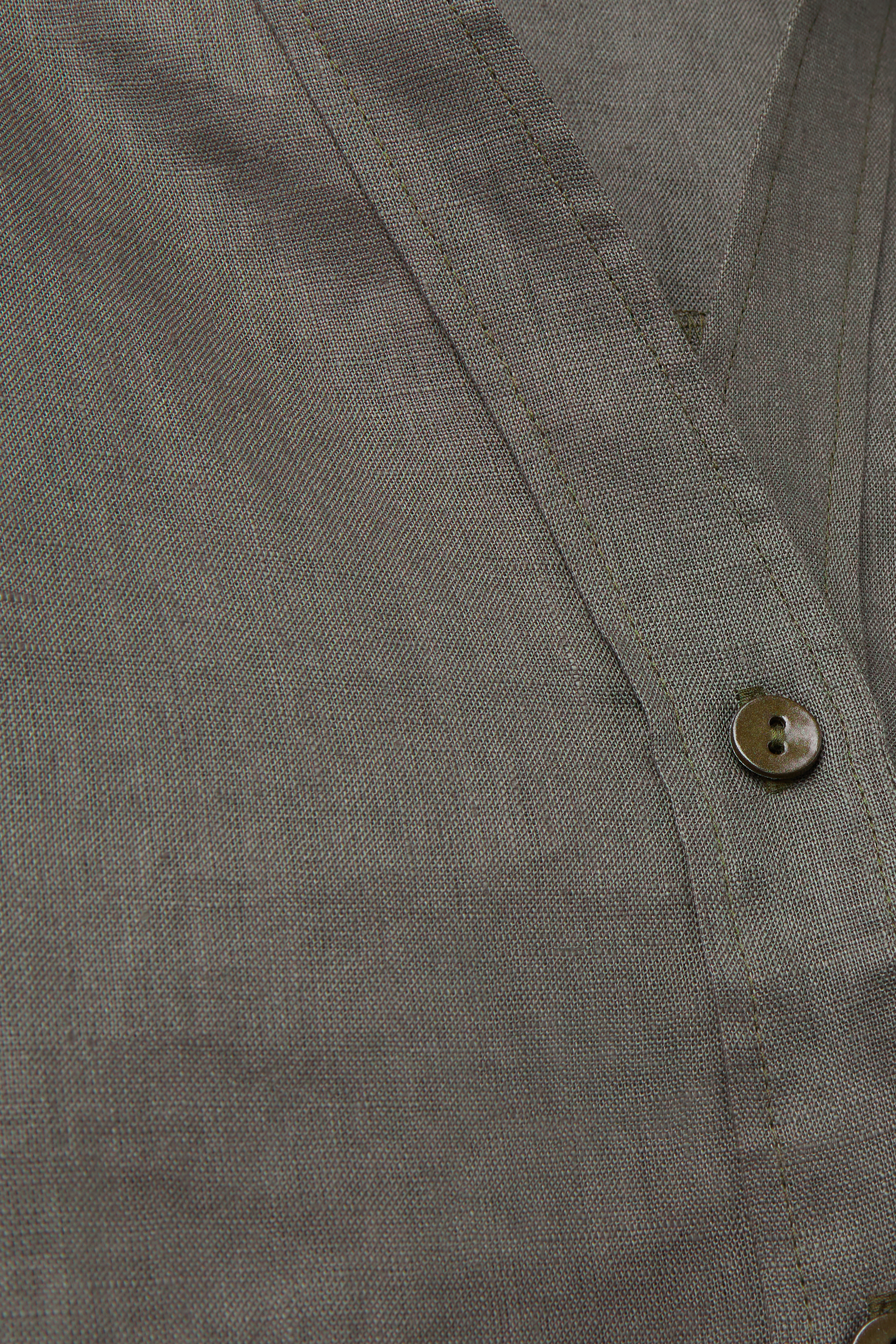The Pure Linen リネンファブリック ショートスリーブ シャツ