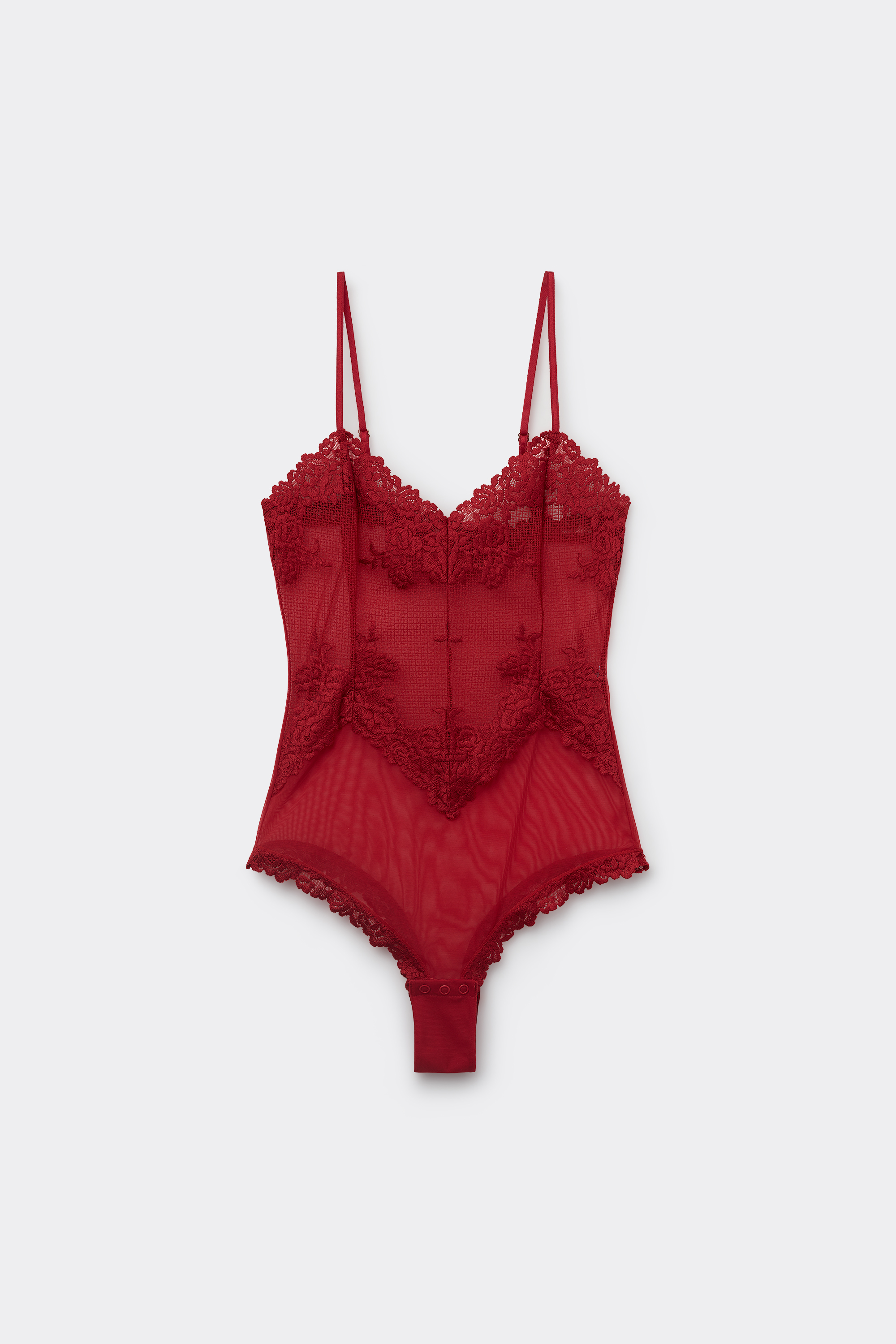 Pretty Flowers チュール＆レース ボディスーツ