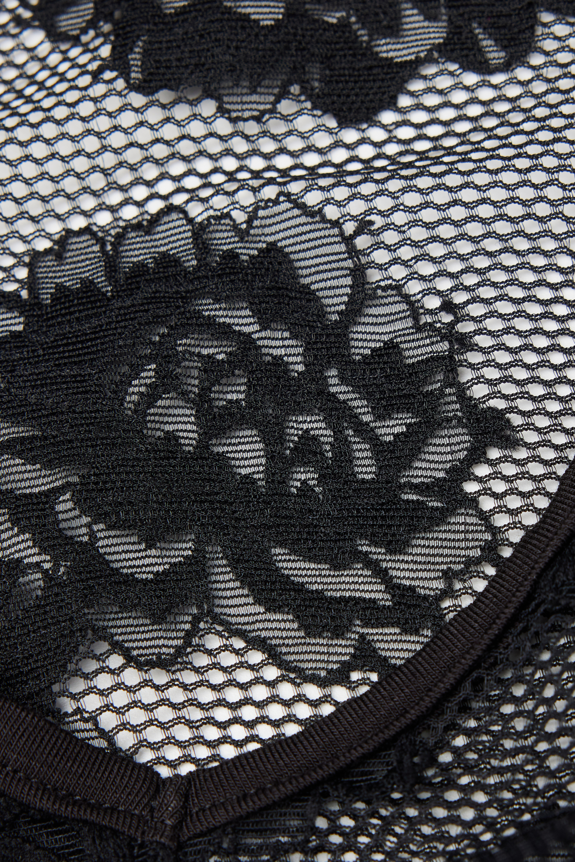 "Sensual Texture" レース ボディスーツ