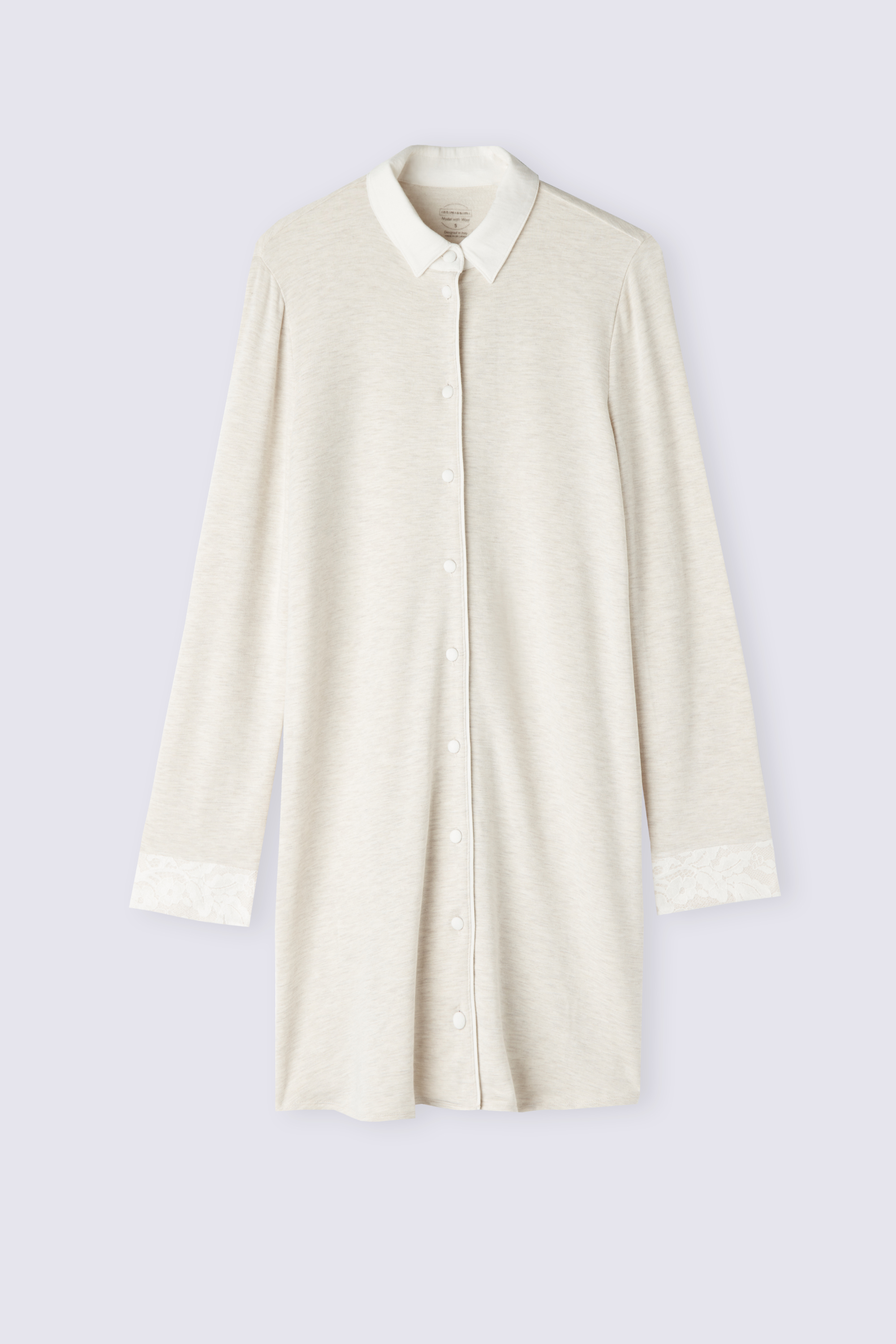 Vorne offenes Shirt aus Modal mit Wolle Baby It