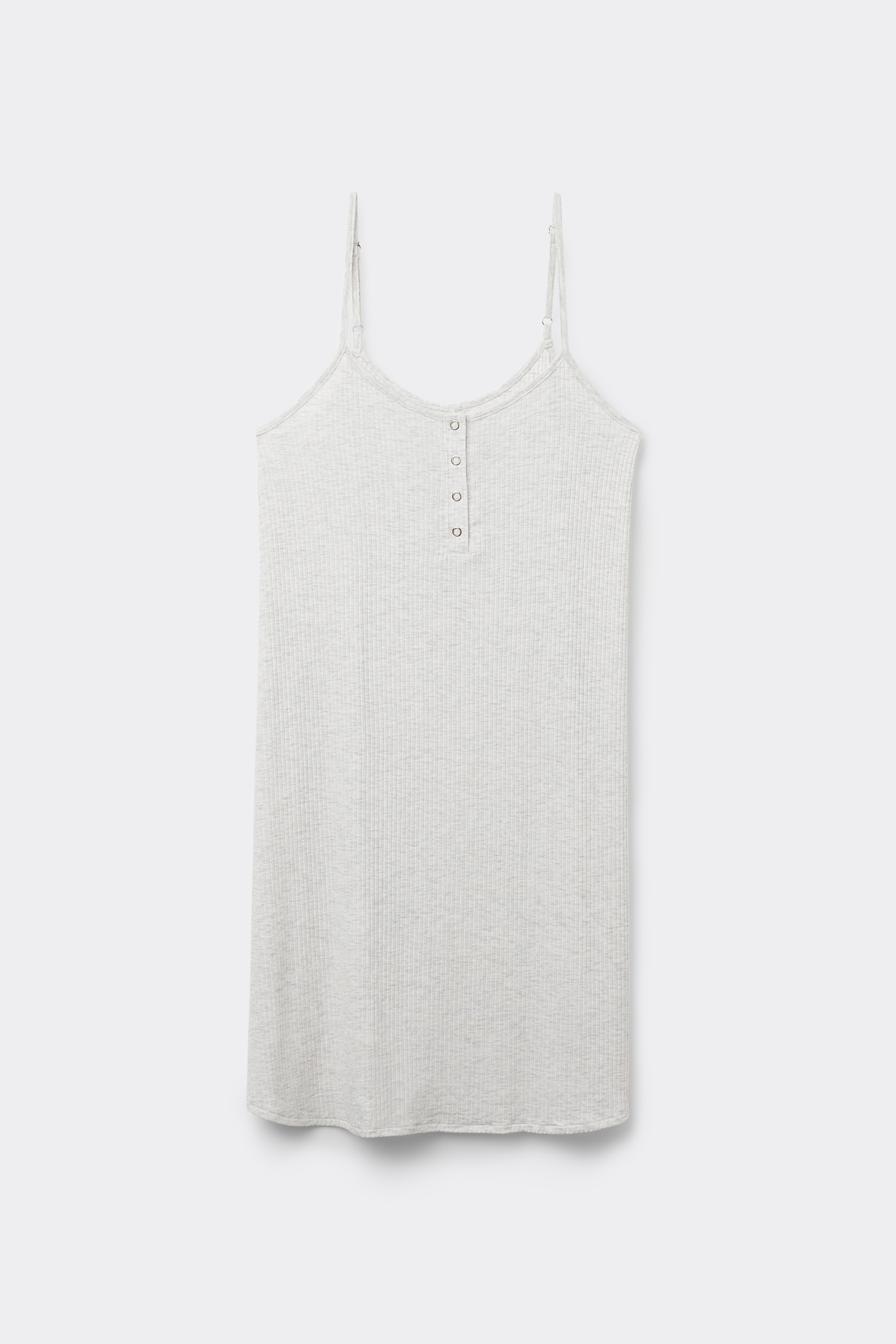 Chic Comfort Nightdress with Spaghetti Straps