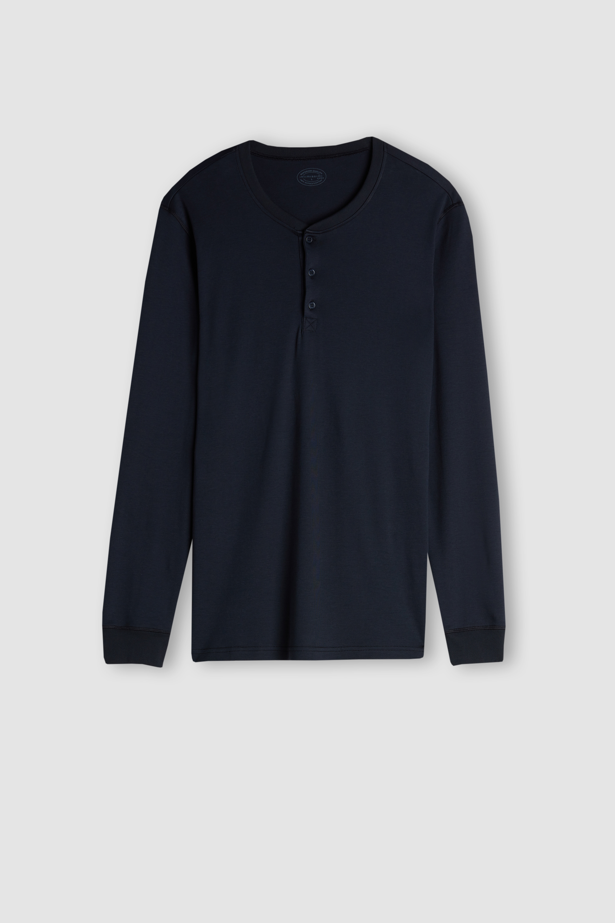 コットン ロングスリーブ ニット