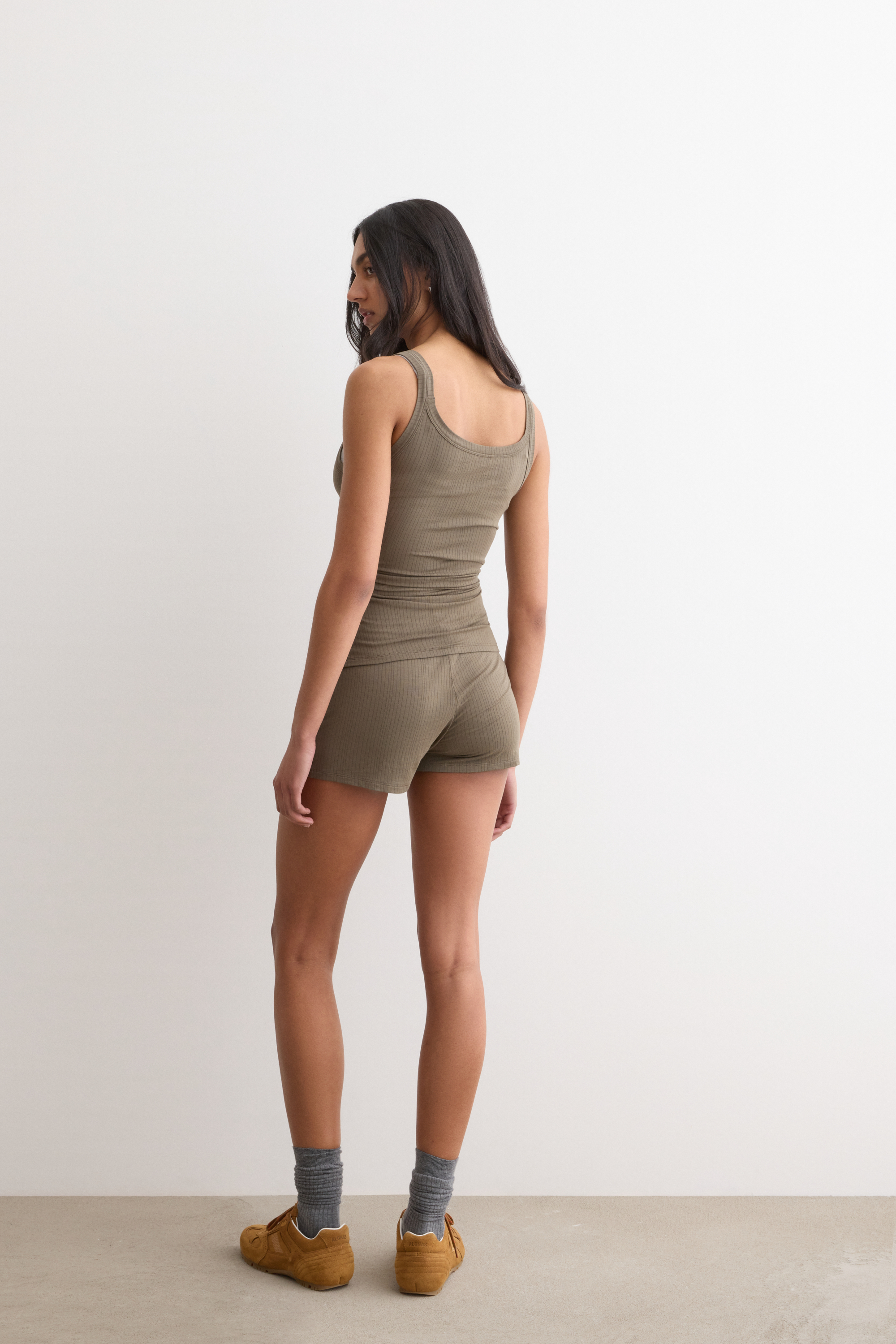 "Soft Lounge" モダール リブ ショートパジャマ