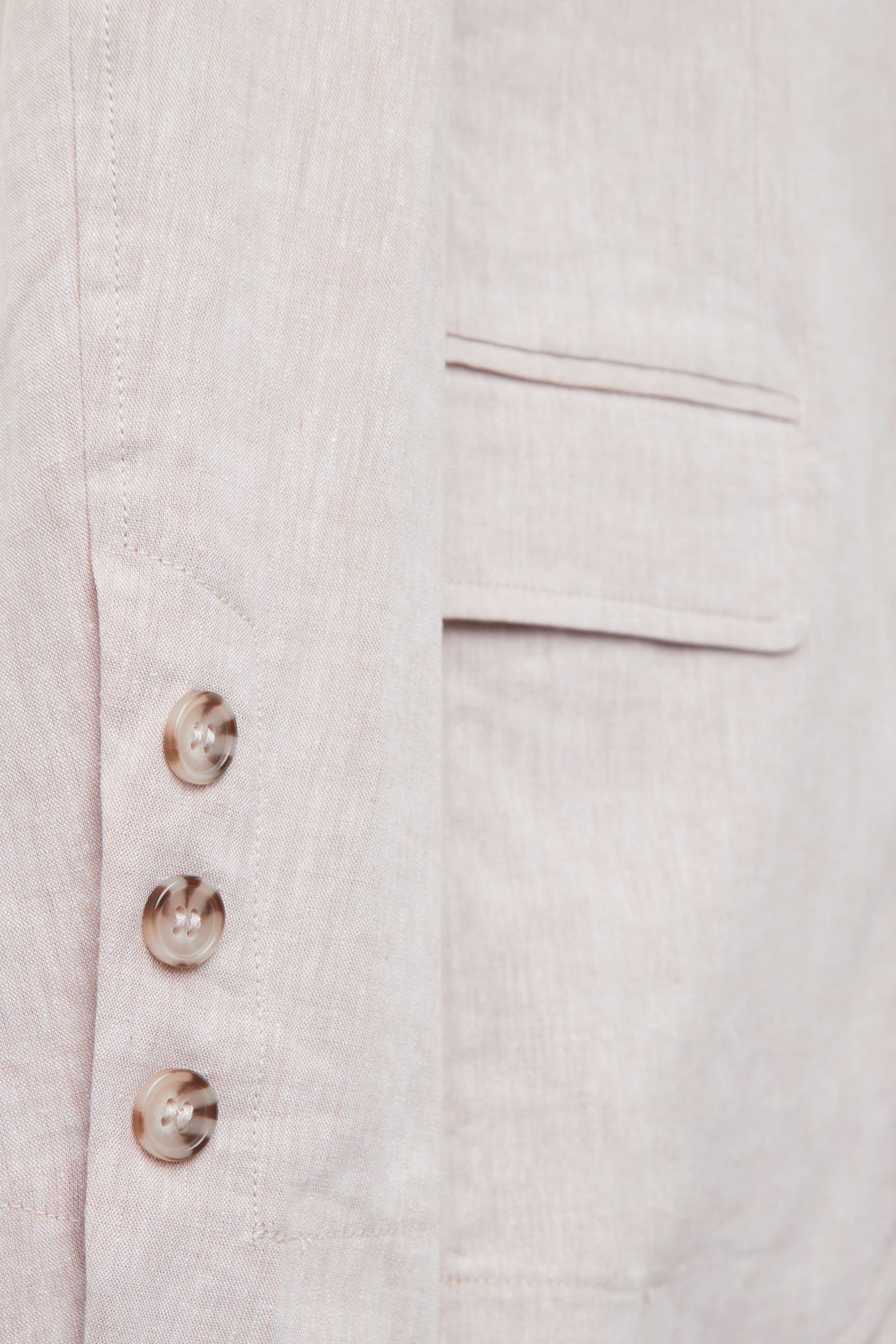 リネン＆コットン ファブリック ジャケット