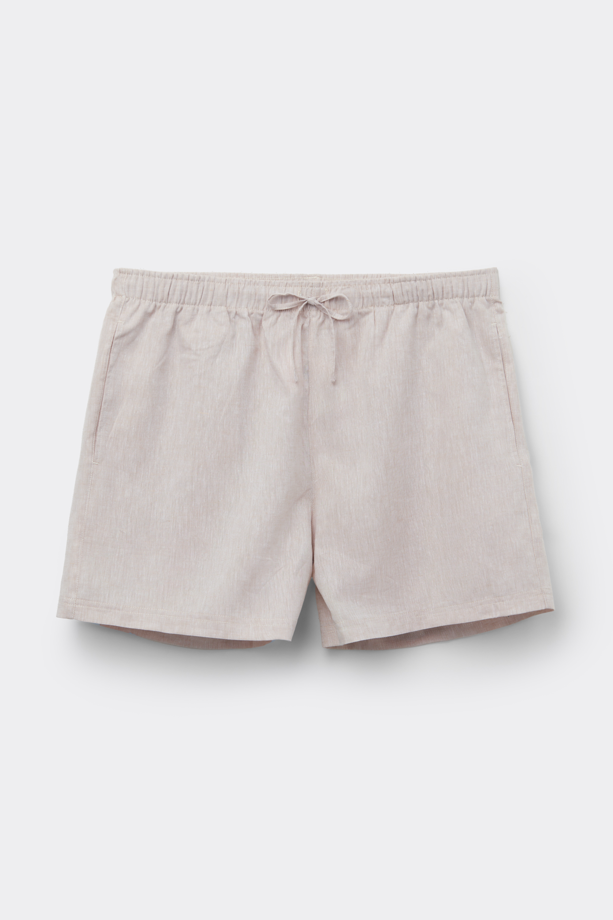 メンズ リネン＆コットン ショートパンツ