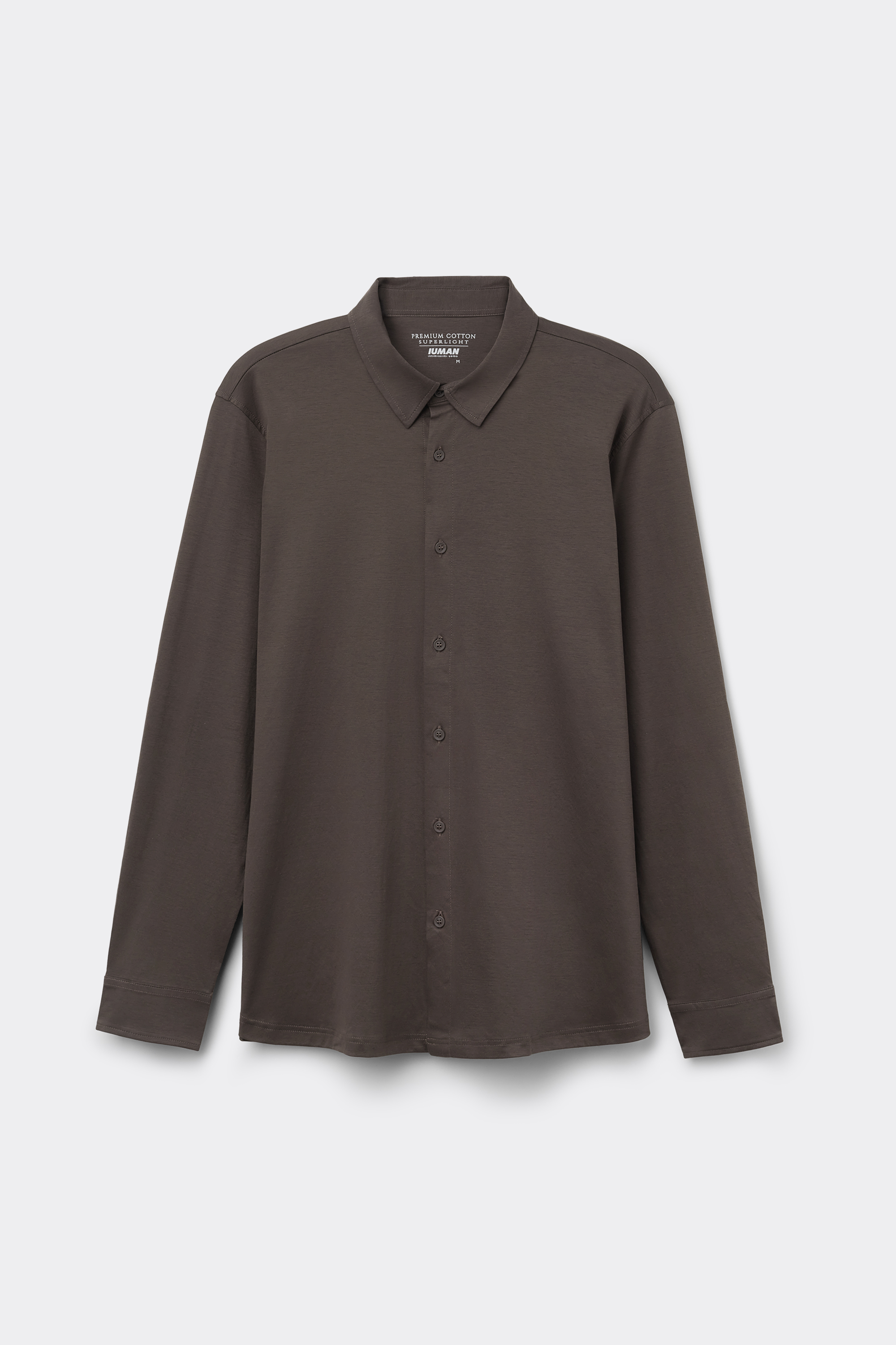 マーセライズド スーパーライトコットン ロングスリーブ シャツ