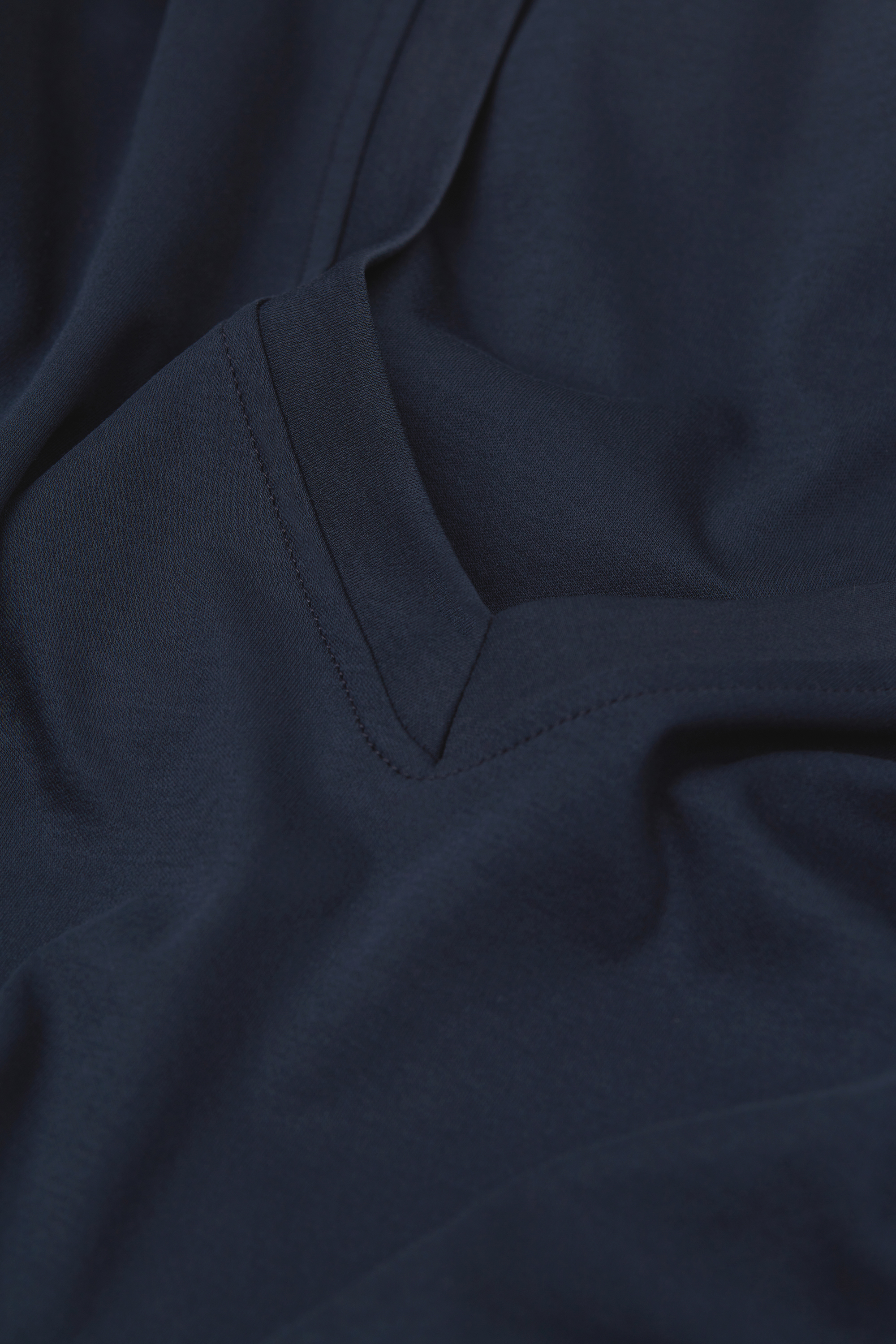 マーセライズド Premium コットン Vネック Tシャツ