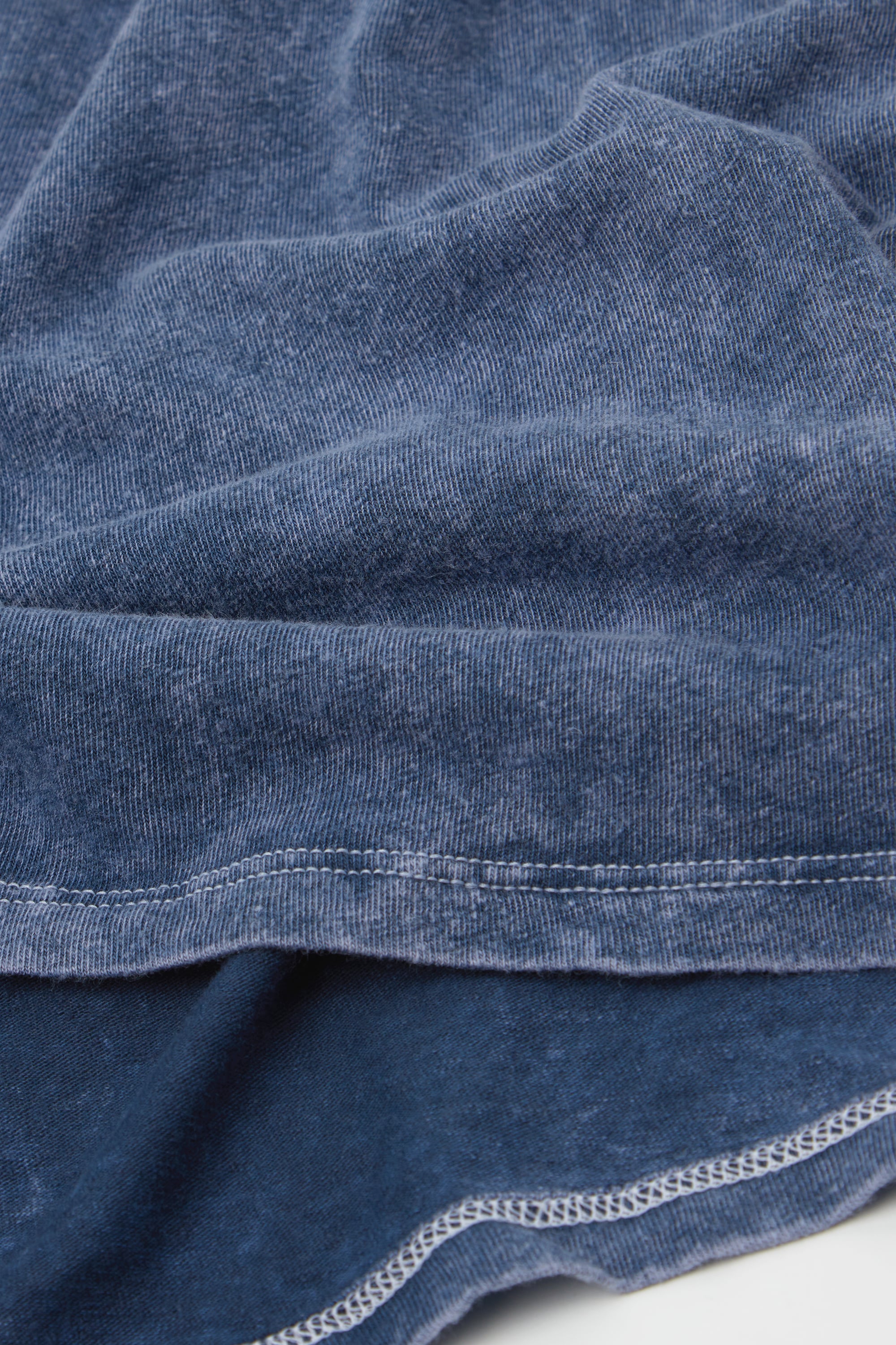 "Denim Romance" コットン＆レース ショートパンツ