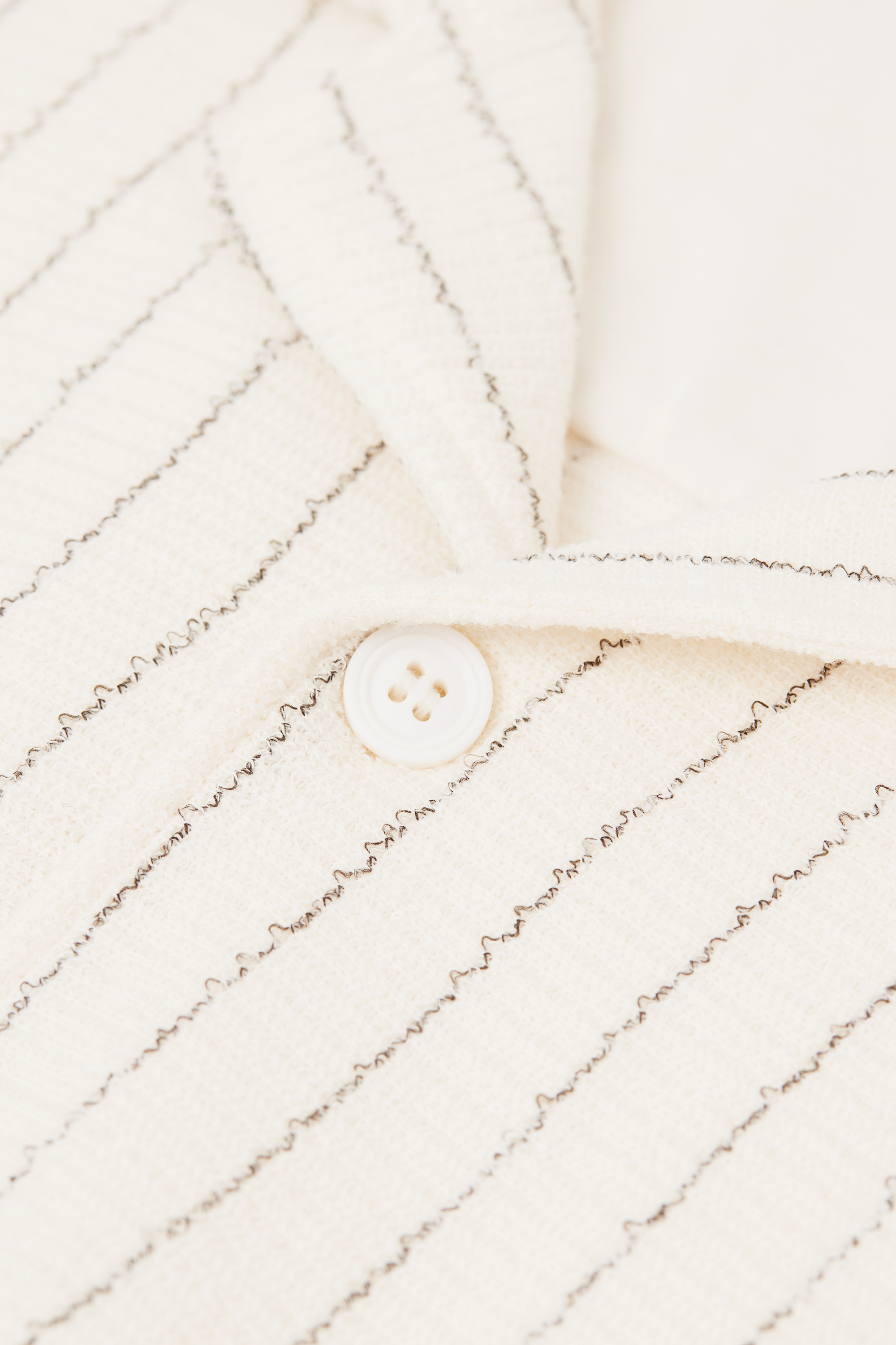 ストライプ ショートスリーブ ボウリングシャツ