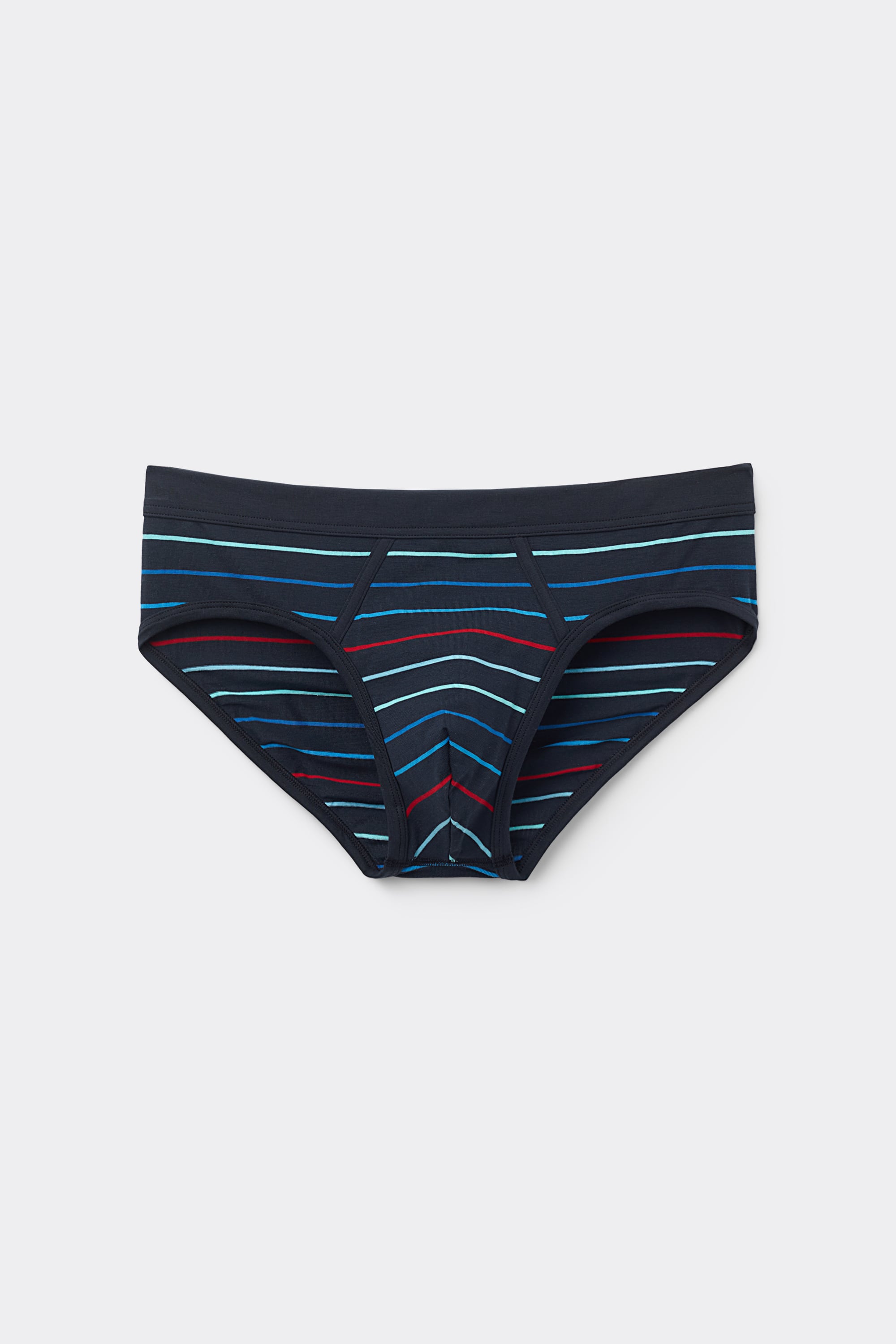 Multicolored Stripe Print Superior Cotton Briefs | Intimissimi