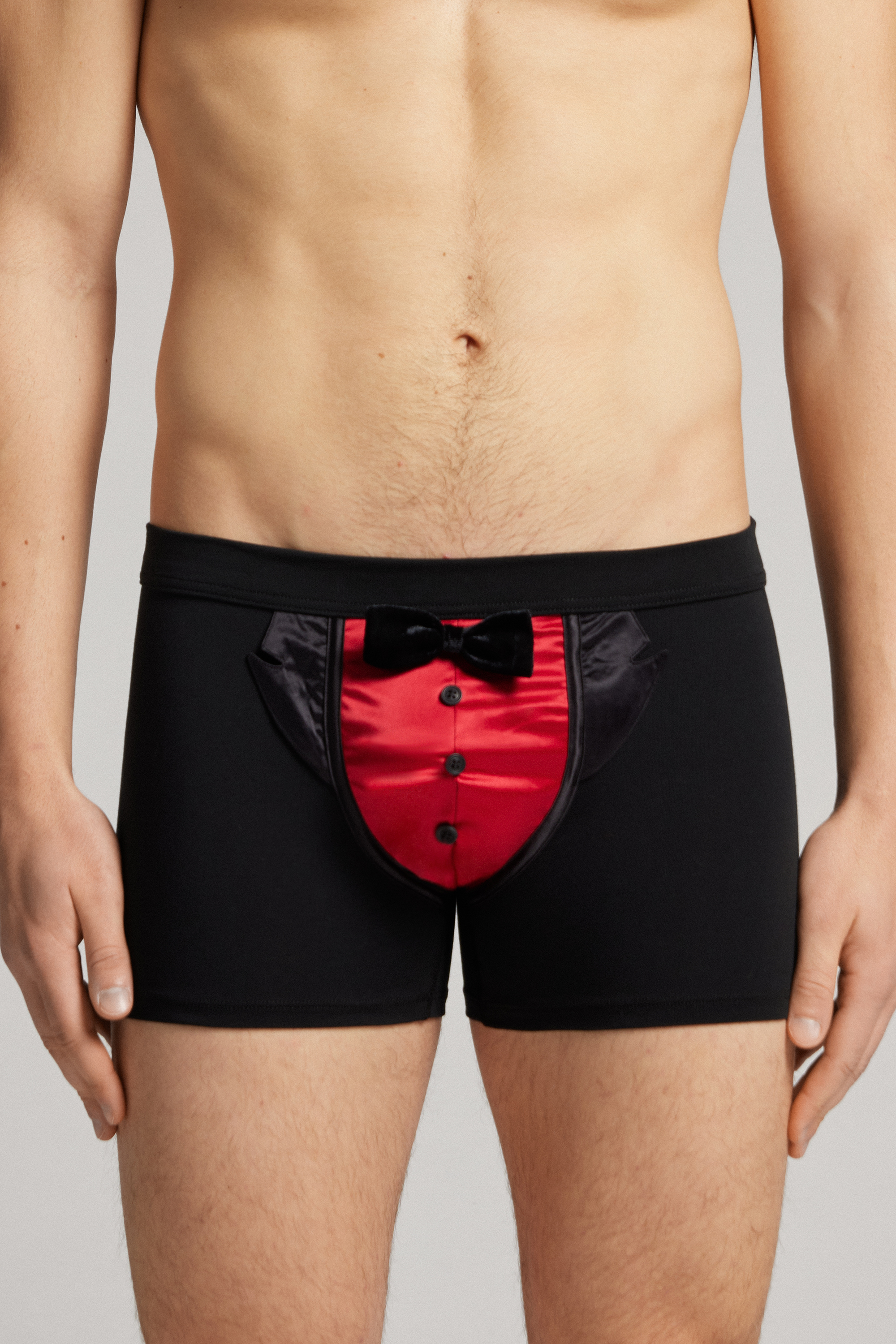 Tuxedo Boxers in Stretch Supima® Cotton