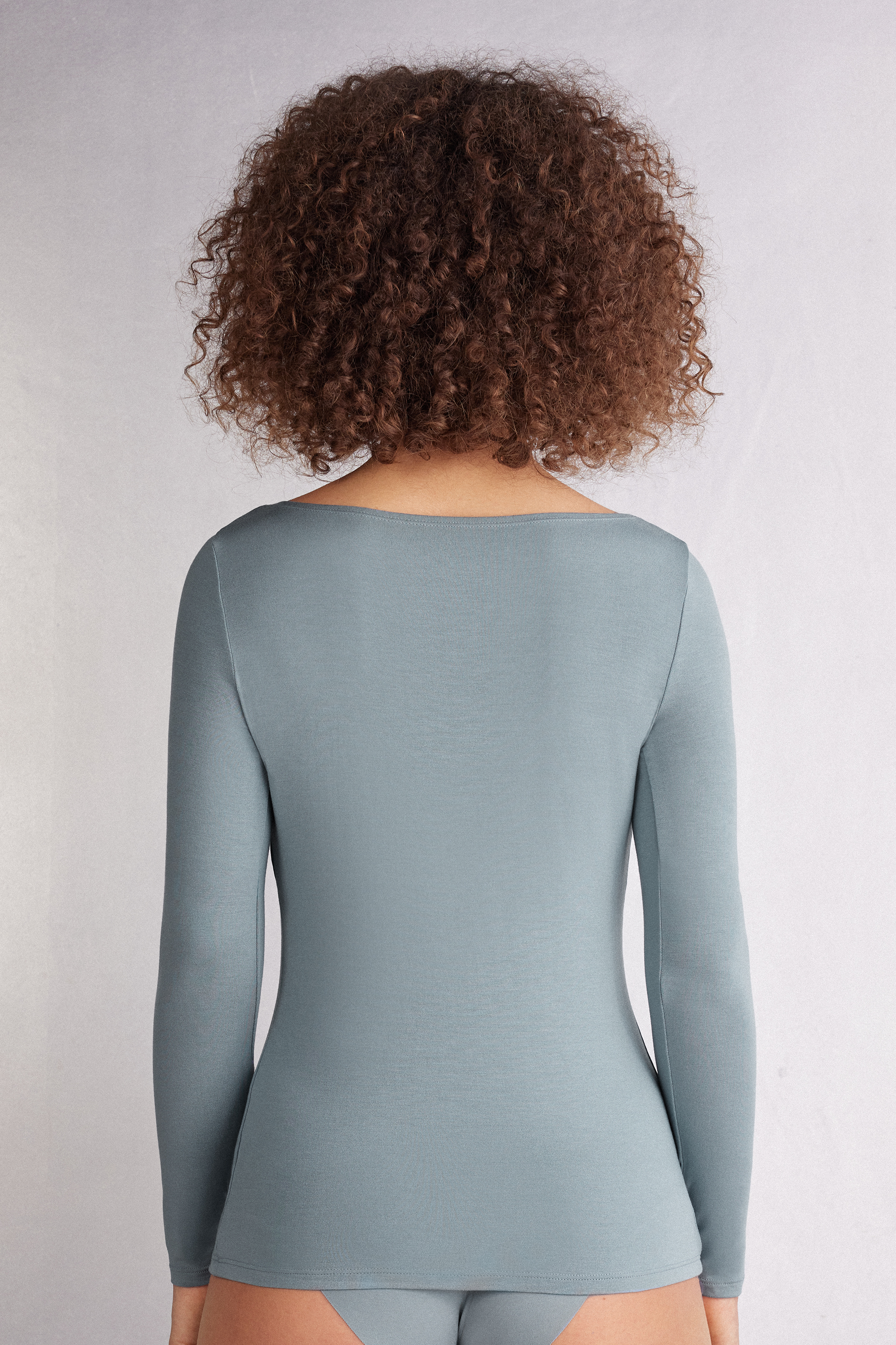 トップス BIO Long Sleeve Bateau Neck Top in Micromodal | Intimissimi