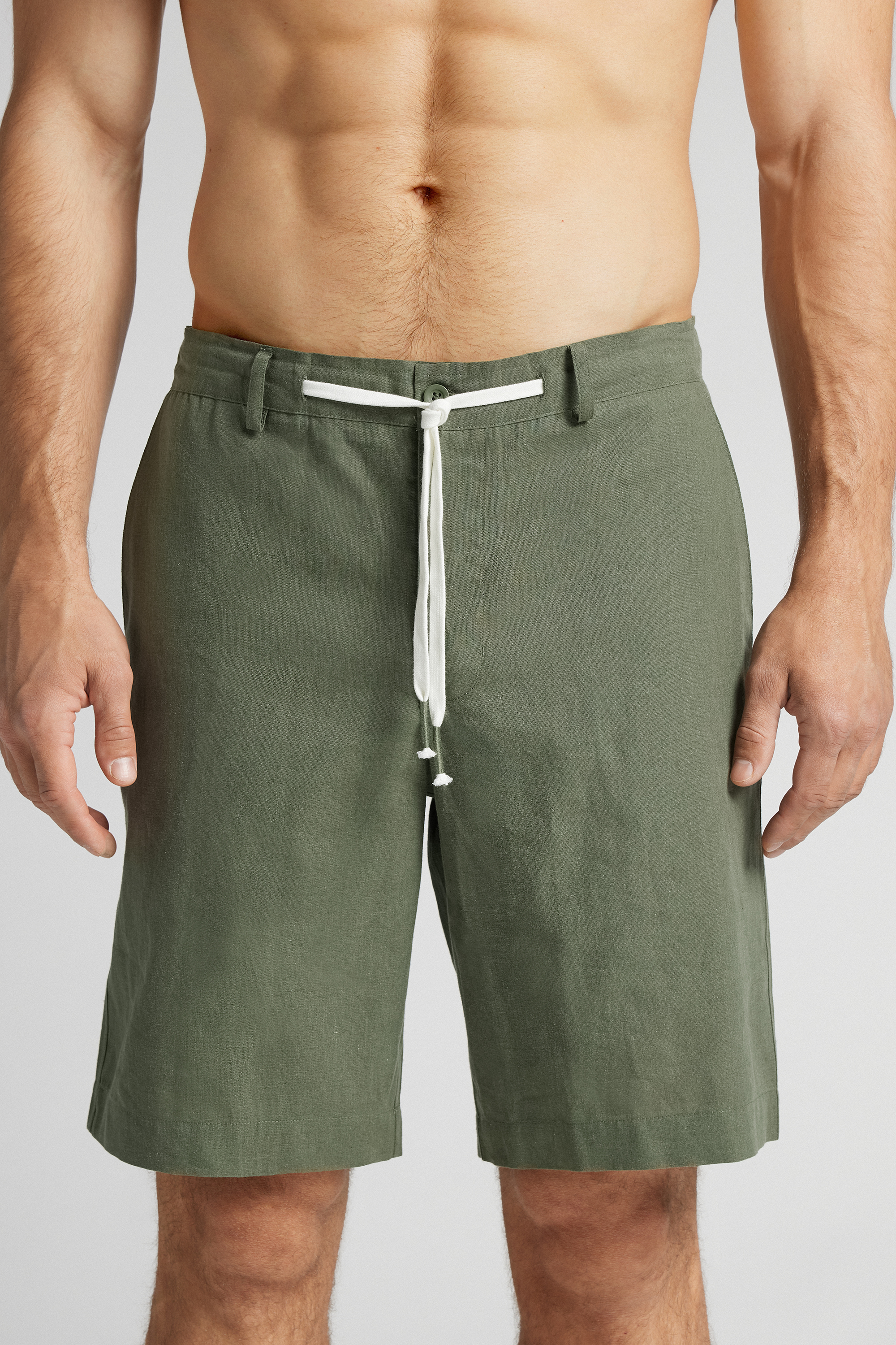 リネン＆コットン ショートパンツ